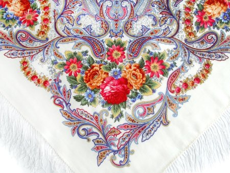 Павловопосадский платок сон бабочки