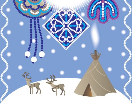 Ямал национальный орнамент