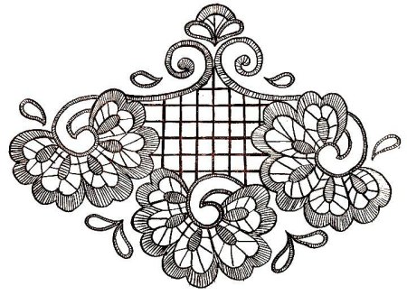 Узоры для вышивки Ришелье