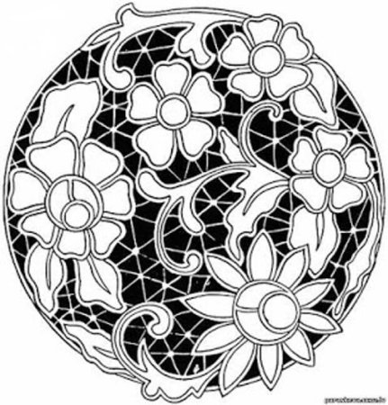 Узоры для вышивки Ришелье
