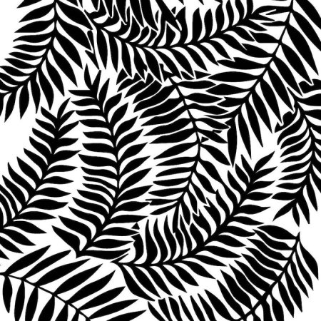 Папоротник силуэт