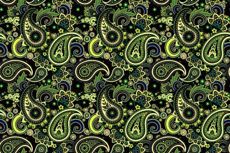 Индийский орнамент огурец пейсли
