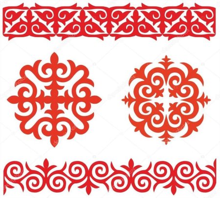 Национальный орнамент Казахстана
