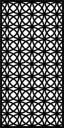 Декоративная решетка DXF