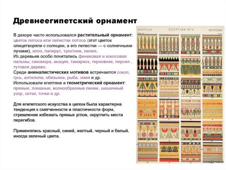 Зооморфный орнамент древнего Египта изо 6