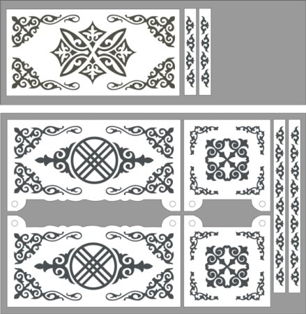 Восточный орнамент AUTOCAD