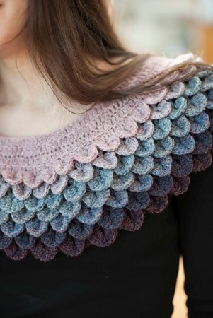 Узор чешуйки" крокодиловая кожа"