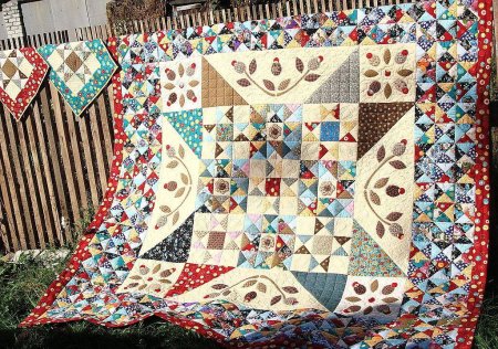 Пэчворк Red Quilt