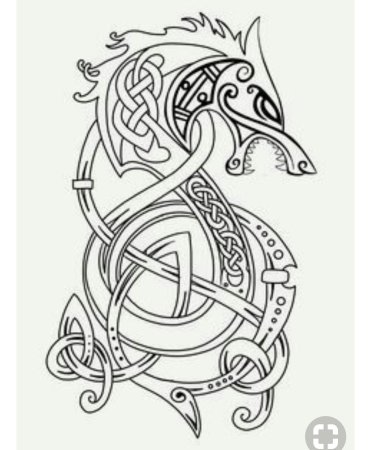 Дракон Celtic Knotwork