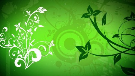 Татарский зеленый фон с узорами