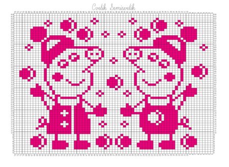 Жаккардовые узоры детские