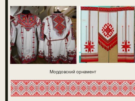 Вышивка крестом Мордовский орнамент