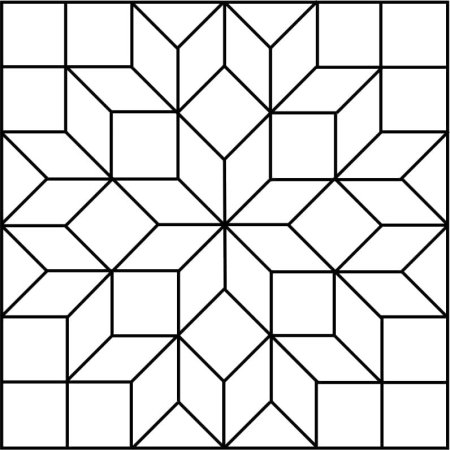 Симметричный узор в квадрате (41 фото)