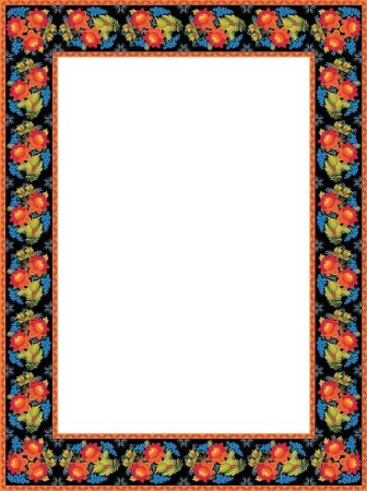 Рамка Хохлома