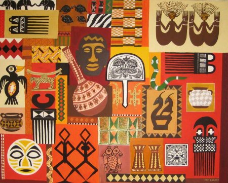 Рисунки африканские и узоры (50 фото)