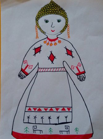 Казахский орнамент геометрический