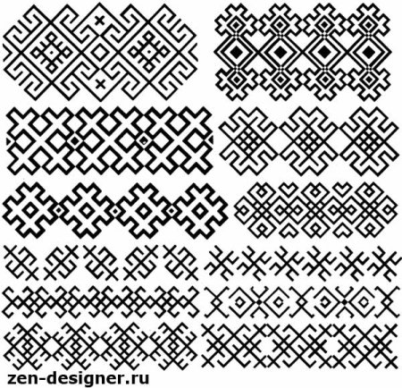 Солярный знак восьмиконечная звезда Удмуртии
