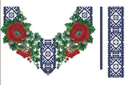 Вышиванки схемы для вышивки крестом