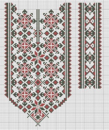 Узор для вышиванки женской