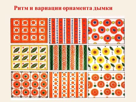 Дымковская роспись элементы росписи