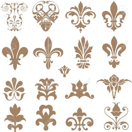 Геральдическая Лилия Барокко