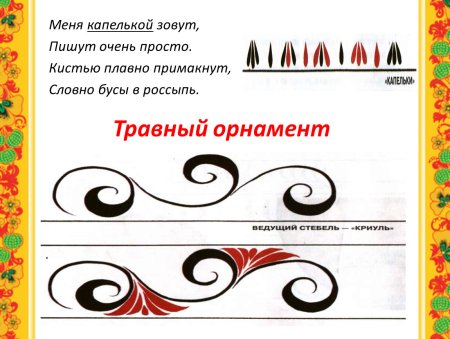 Стих про травный орнамент
