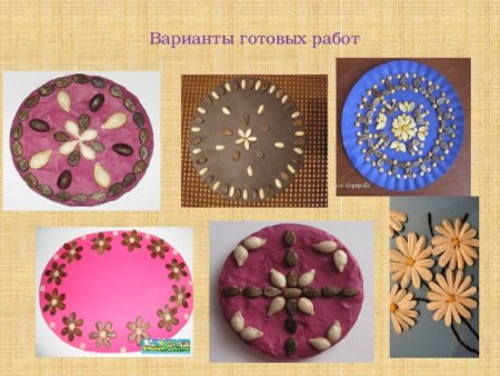 Мандала из крупы