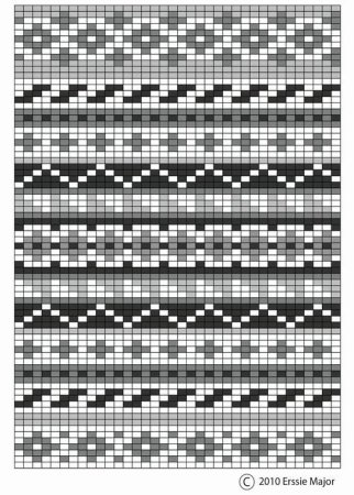 Узор жаккард Fair Isle