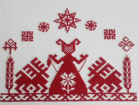Макошь богиня славян вышивка
