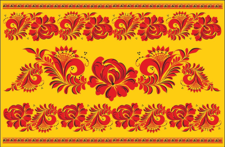 Кубанский рушник вектор