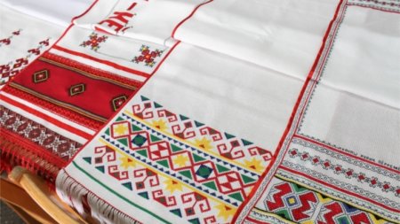 Чувашская вышивка рушник