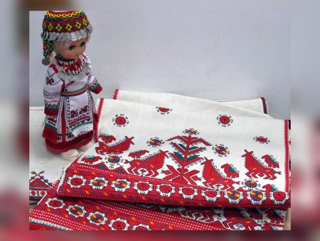 Чувашская вышивка рушник