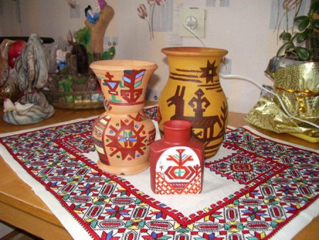 Расписная тарелка детский сад