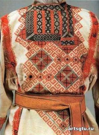 Мужская рубаха староверов Алтая