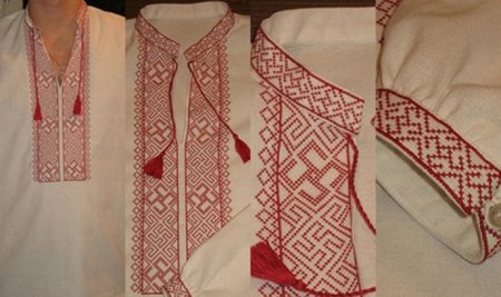 Свастика на славянской одежде