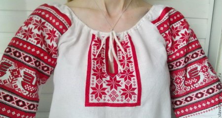 Русская народная вышивка на одежде