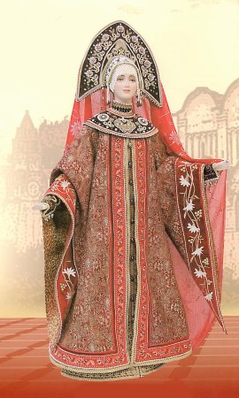 Вышивка в народном костюме