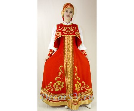 Русский народный костюм рисунок