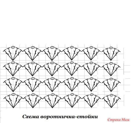 Верх платья крючком схемы