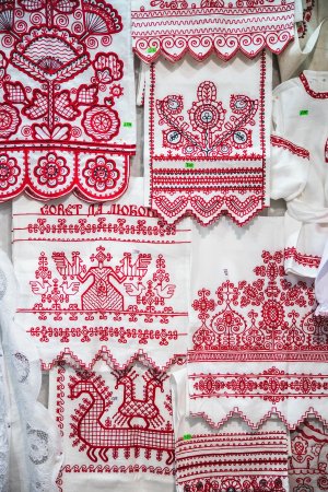 Заонежская вышивка Карелия
