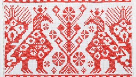 Заонежская вышивка Карелия