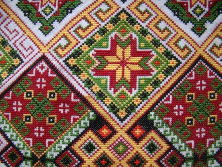 Молдавская вышивка крестом