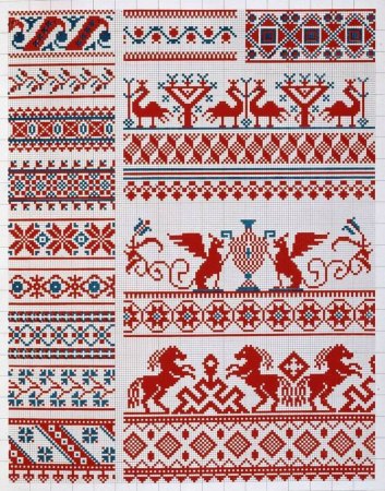 Кубанский рушник вектор