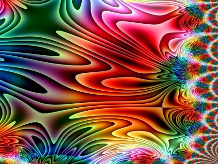 Яркие кислотные цвета