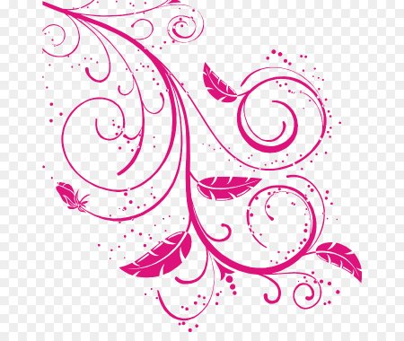 Розовые узоры