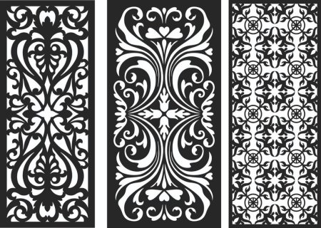 Узор вектор для резки CNC