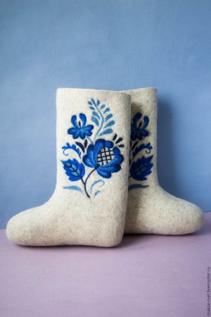 Декорированные валенки