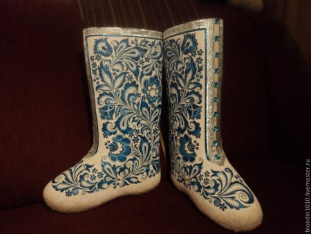Валенки Хохлома