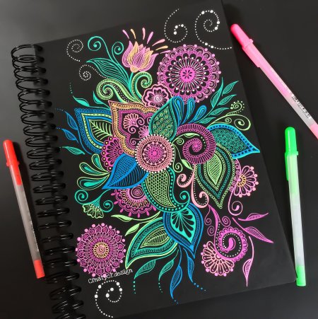 Стиль рисования дудлинг
