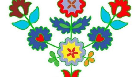 Солярный знак Башкирский орнамент